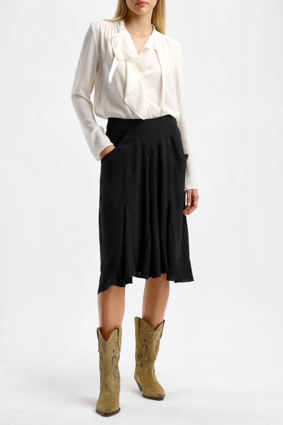 Vetements Isabel Marant | Jupe Urianie En Noir