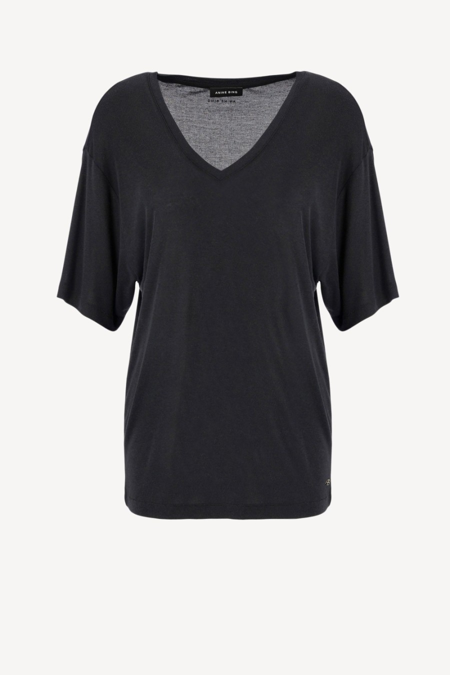 Vetements Anine Bing | T-Shirt Vale En Noir