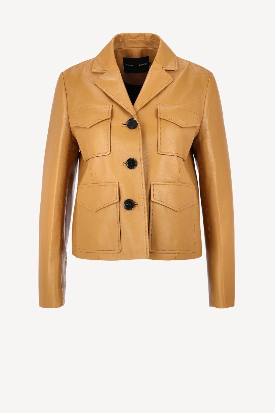 Vetements Proenza Schouler | Veste En Cuir Glossy En Caramel