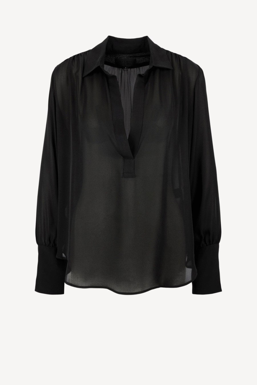Vetements Nili Lotan | Blouse Colleen En Noir