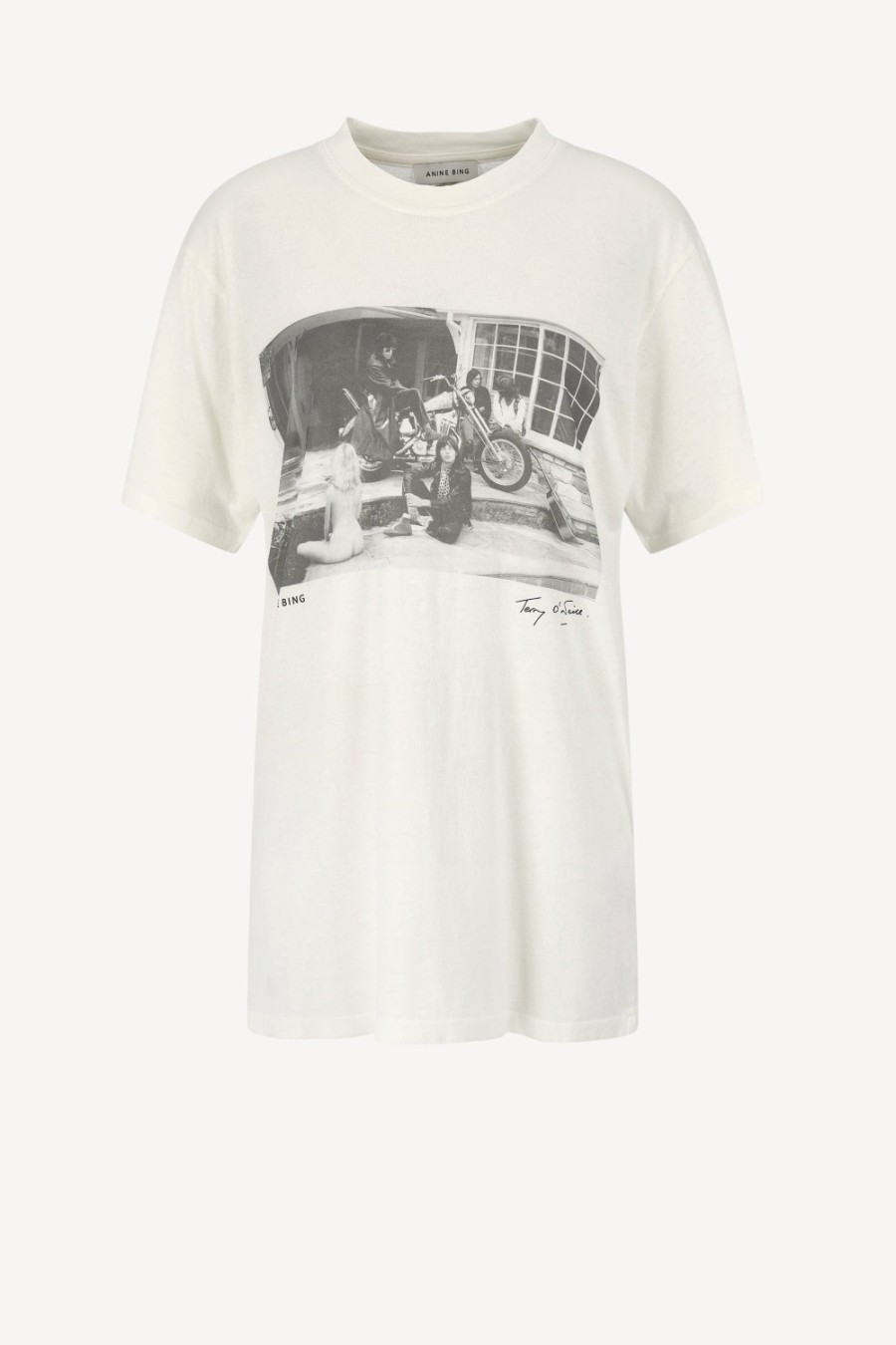 Vetements Anine Bing | T-Shirt Lili Ab X To X Stones En Ivoire