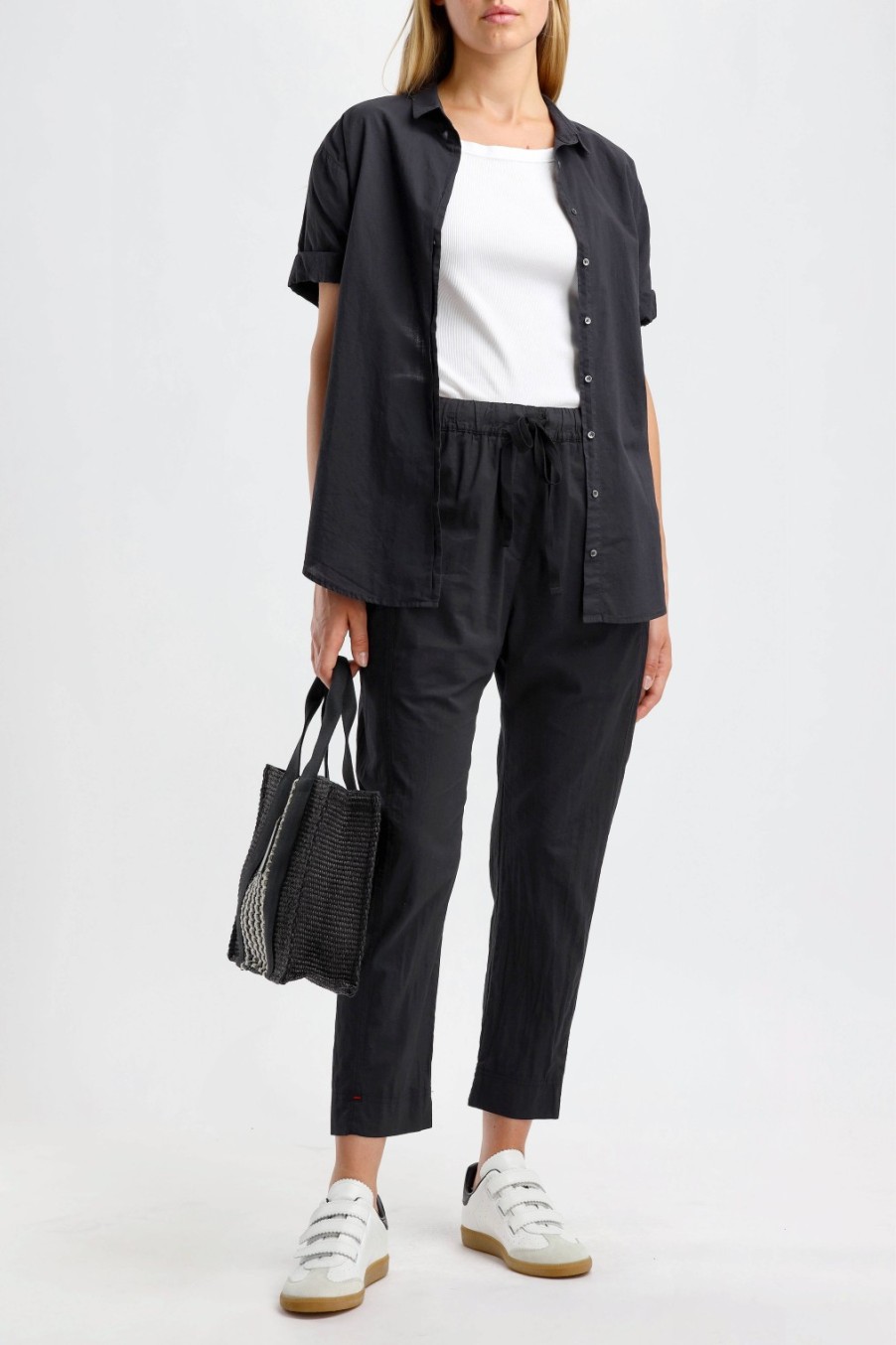 Vetements Xirena | Pantalon Draper En Noir