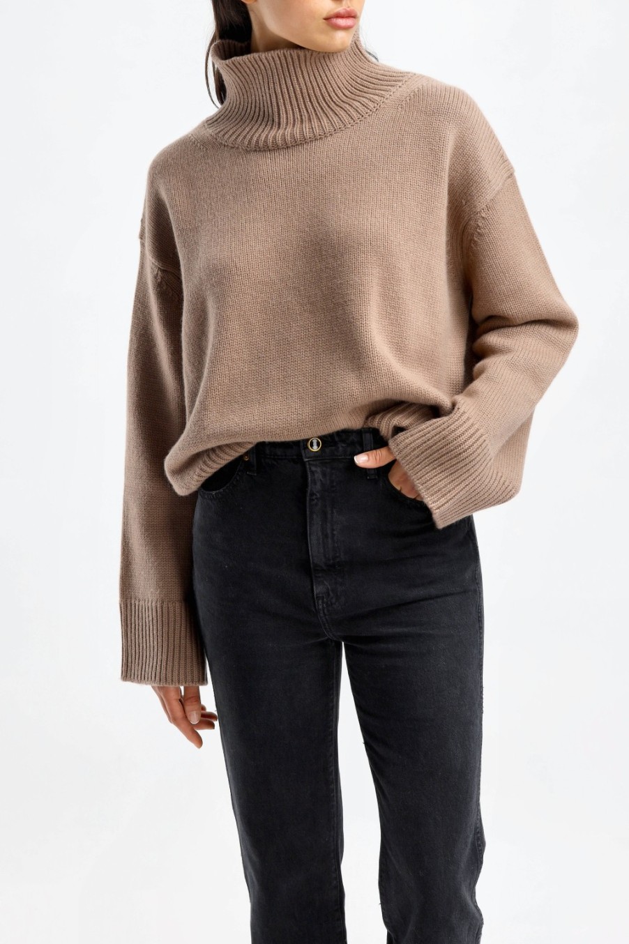 Vetements Van Kukil | Pull Oceane En Cafe Belge