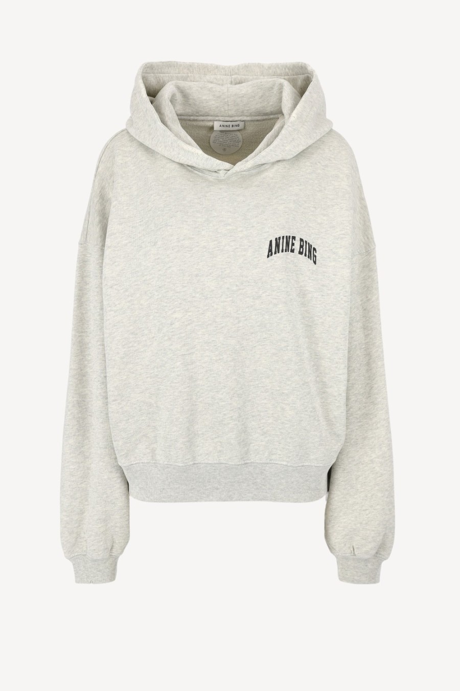 Vetements Anine Bing | Sweat A Capuche Alec En Gris