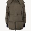 Vetements Herno | Doudoune A Capuche Verte