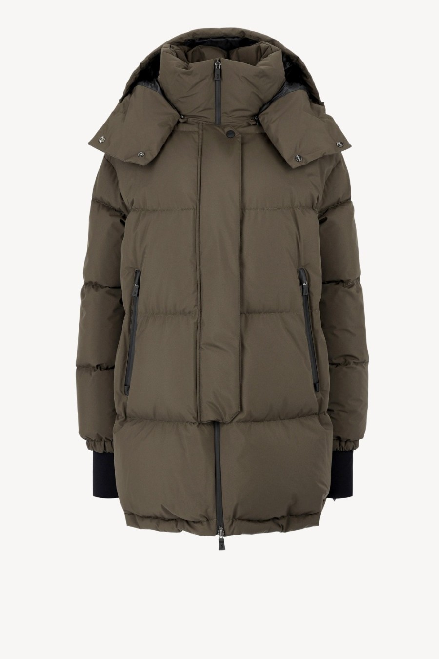 Vetements Herno | Doudoune A Capuche Verte
