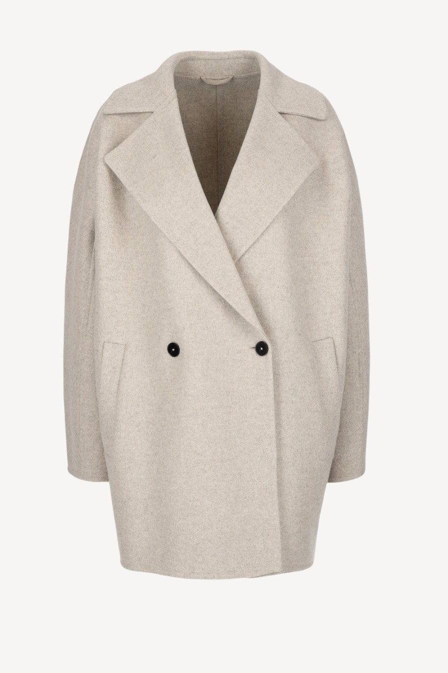 Vetements Closed | Manteau Double In Sea Grey
