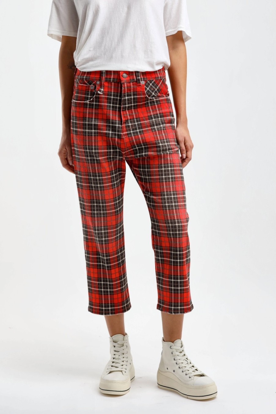 Vetements R13 | Jeans Tailored Drop En Red Plaid