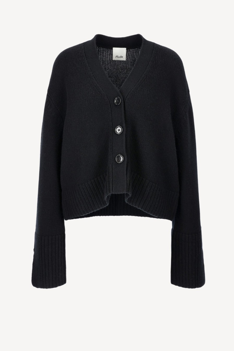 Vetements Allude | Cardigan Boxy En Noir
