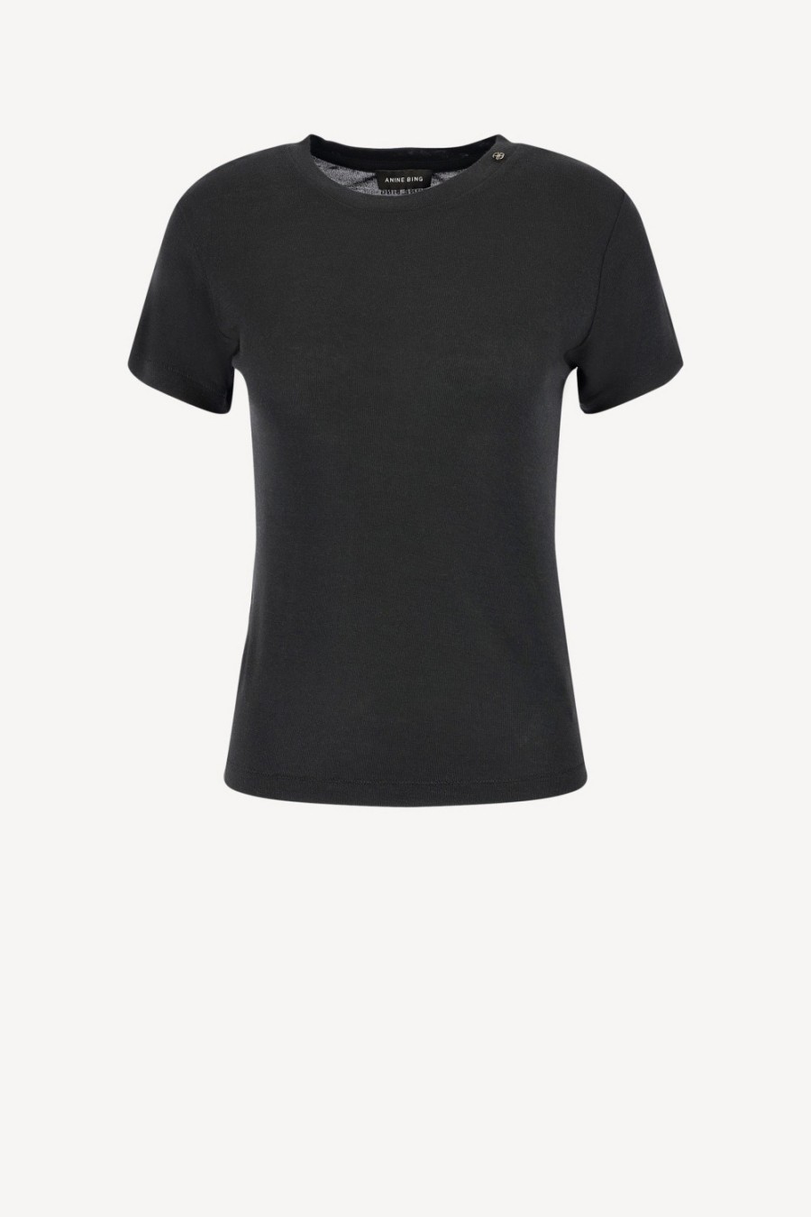 Vetements Anine Bing | T-Shirt Amani En Noir
