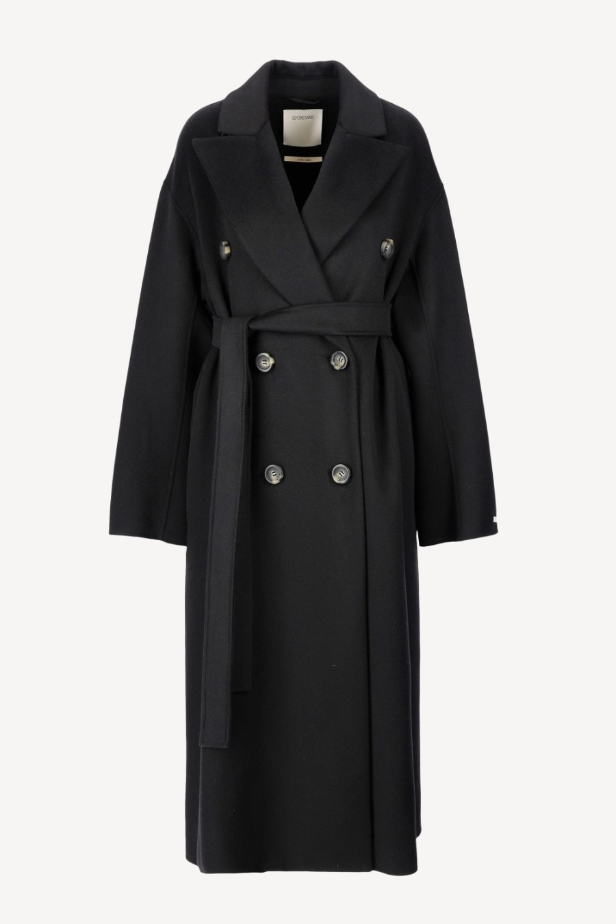Vetements Sportmax | Manteau Draghi En Noir