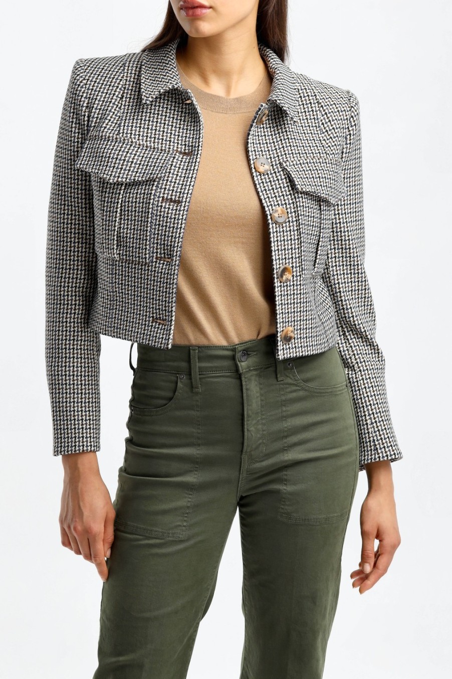 Vetements Veronica Beard | Veste Fulham En Gris
