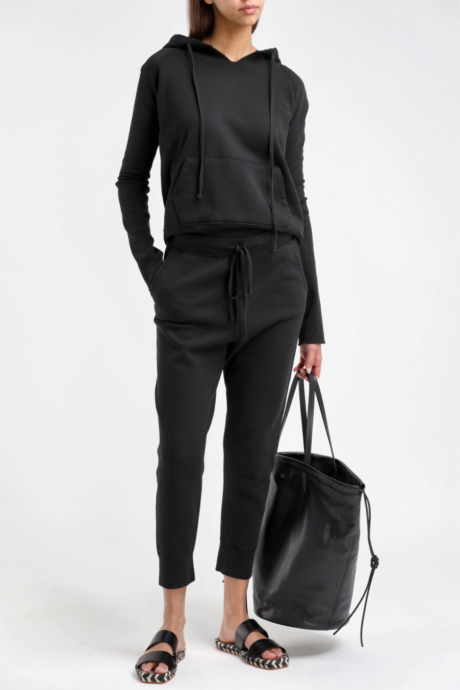 Vetements Nili Lotan | Sweatpants Nolan En Noir Delave