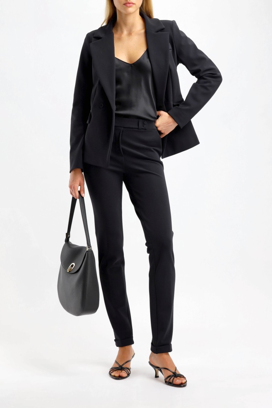 Vetements Chiara Boni | Pantalon Lisbeth En Noir
