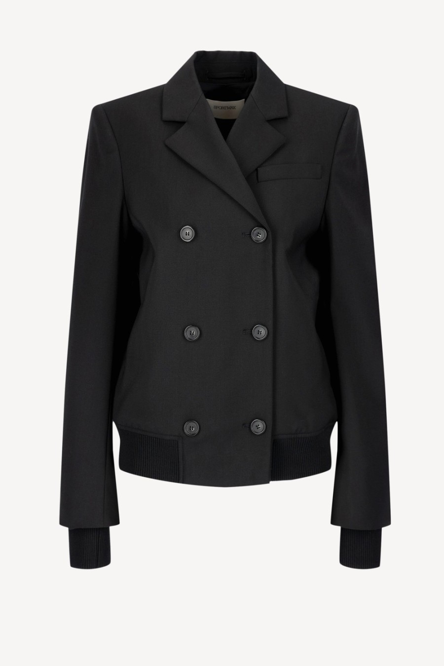 Vetements Sportmax | Veste Fascia En Noir