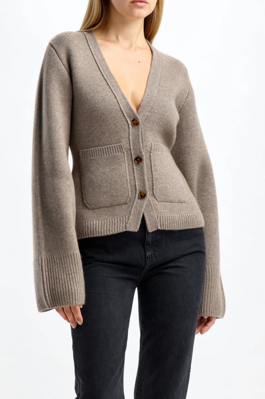 Vetements Khaite | Cardigan Scarlet En Amande
