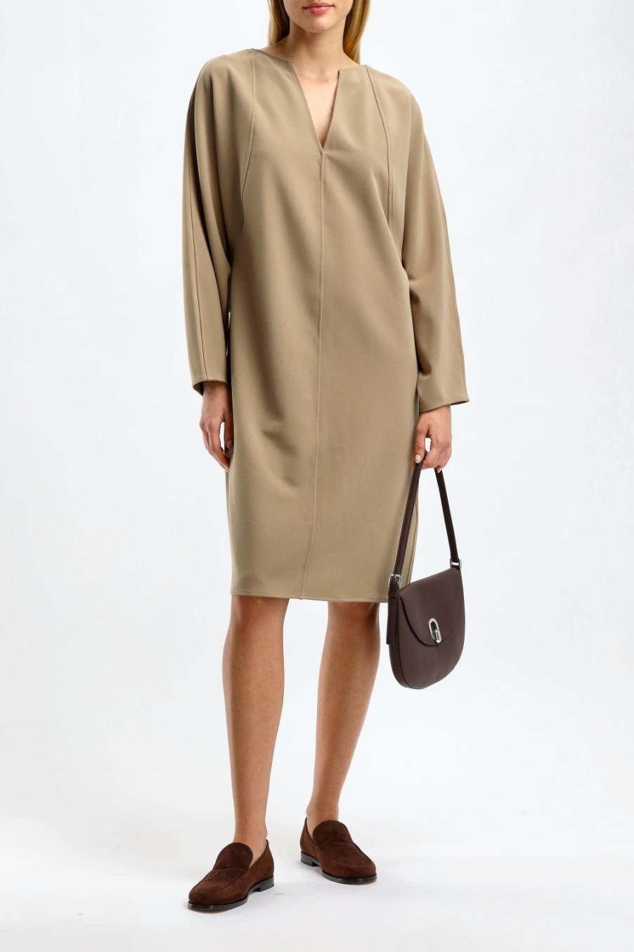 Vetements by Malene Birger | Robe Elvina En Beige Elmwood