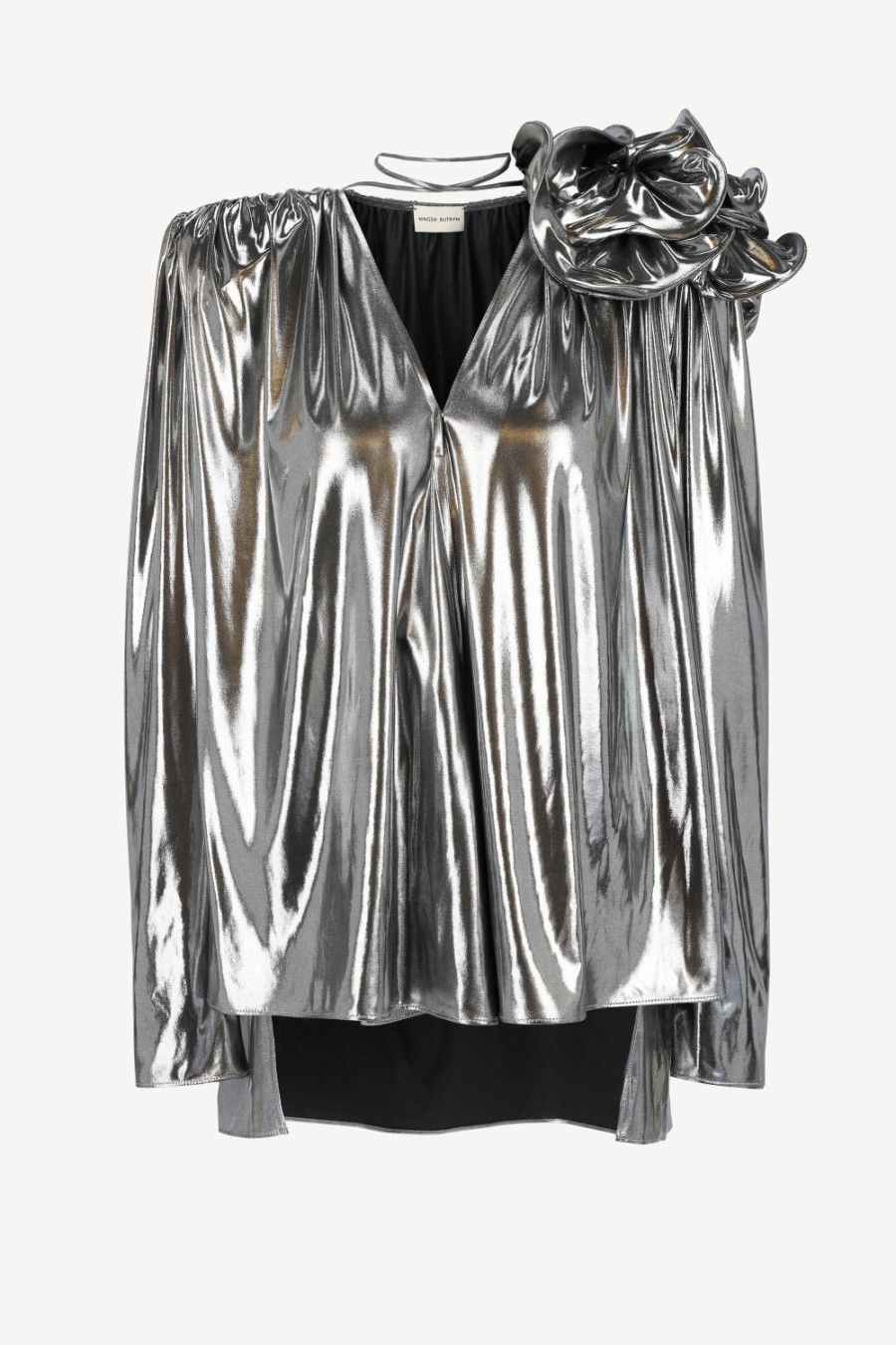 Vetements Magda Butrym | Blouse Classic Flower En Argent