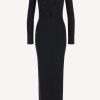 Vetements Christopher Esber | Robe Salacia En Noir