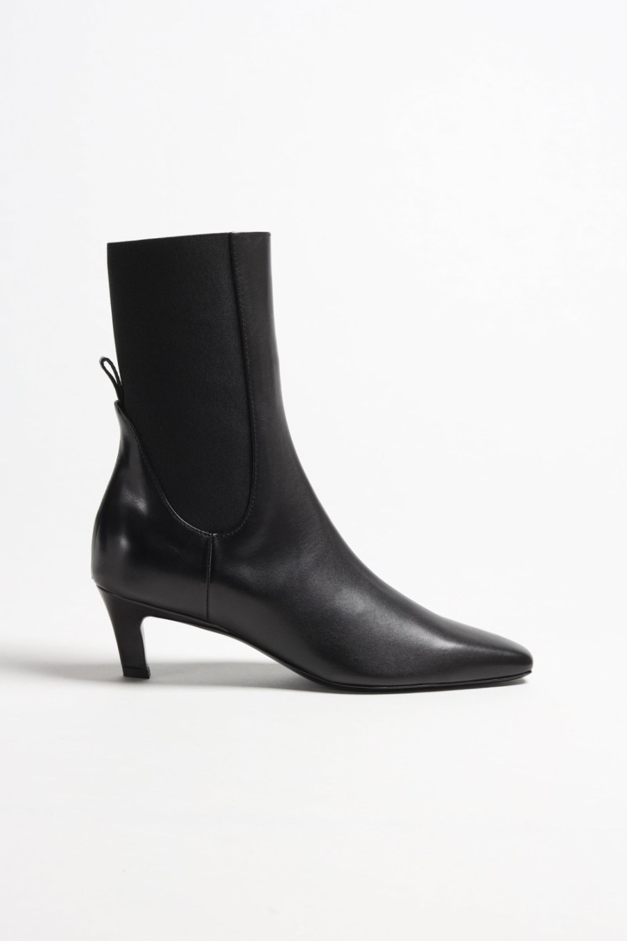 Chaussures Toteme | Boots The Mid Heel En Noir