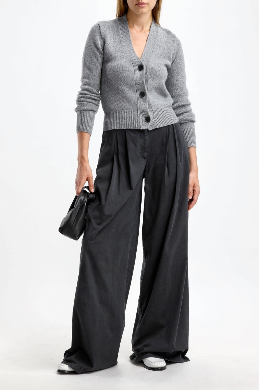Vetements Nili Lotan | Pantalon Dillon En Carbone