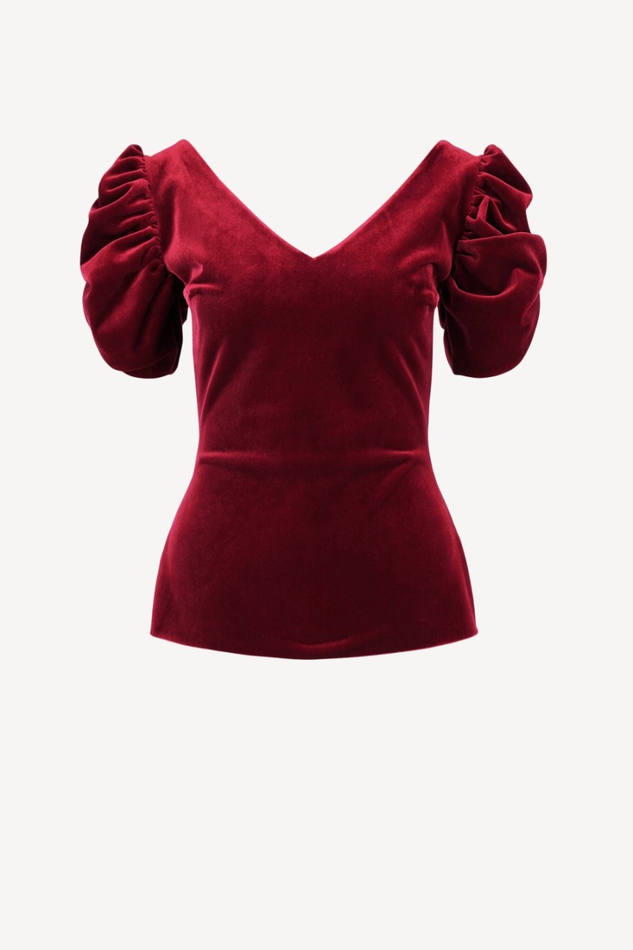 Vetements Chiara Boni | Blouse Sakiolina En Garnet