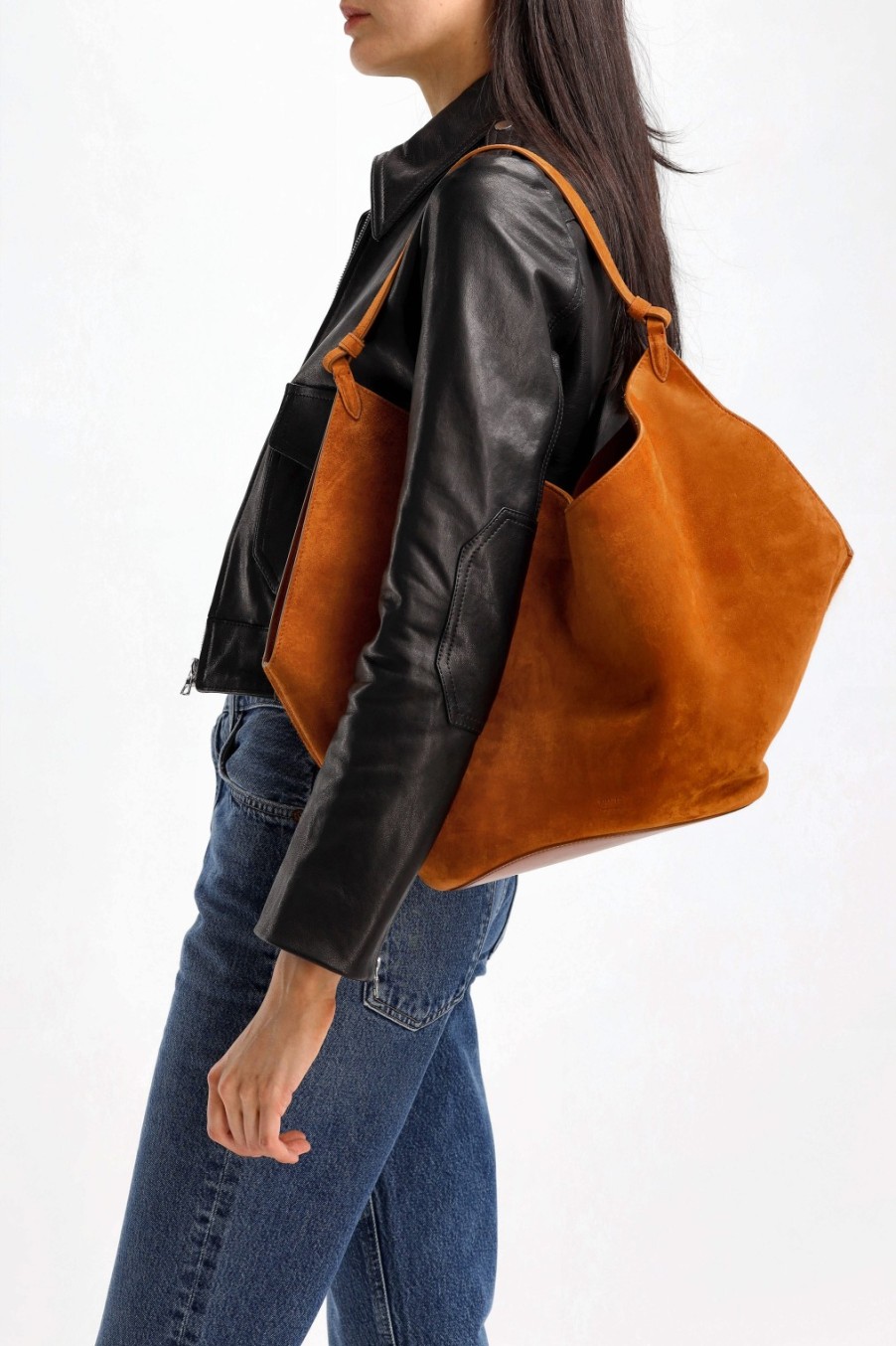 Sacs Khaite | Sac Lotus Medium En Caramel