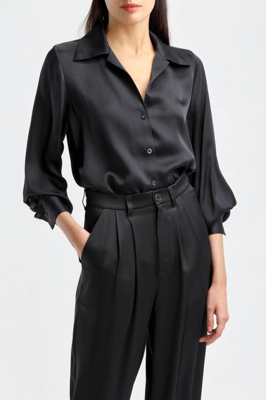 Vetements Anine Bing | Blouse Mylah En Noir