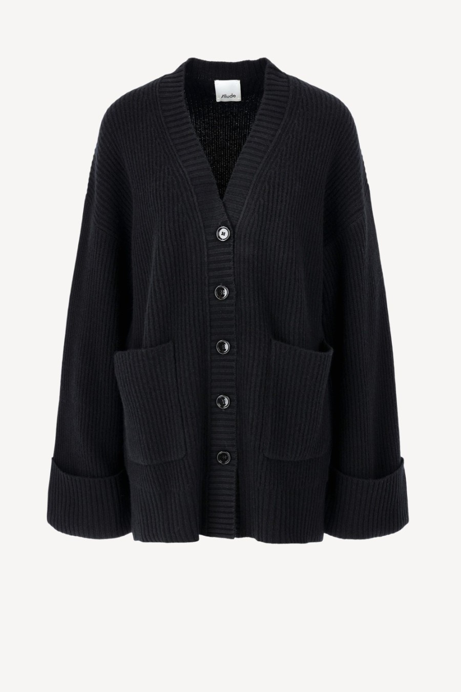 Vetements Allude | Cardigan Midi En Noir