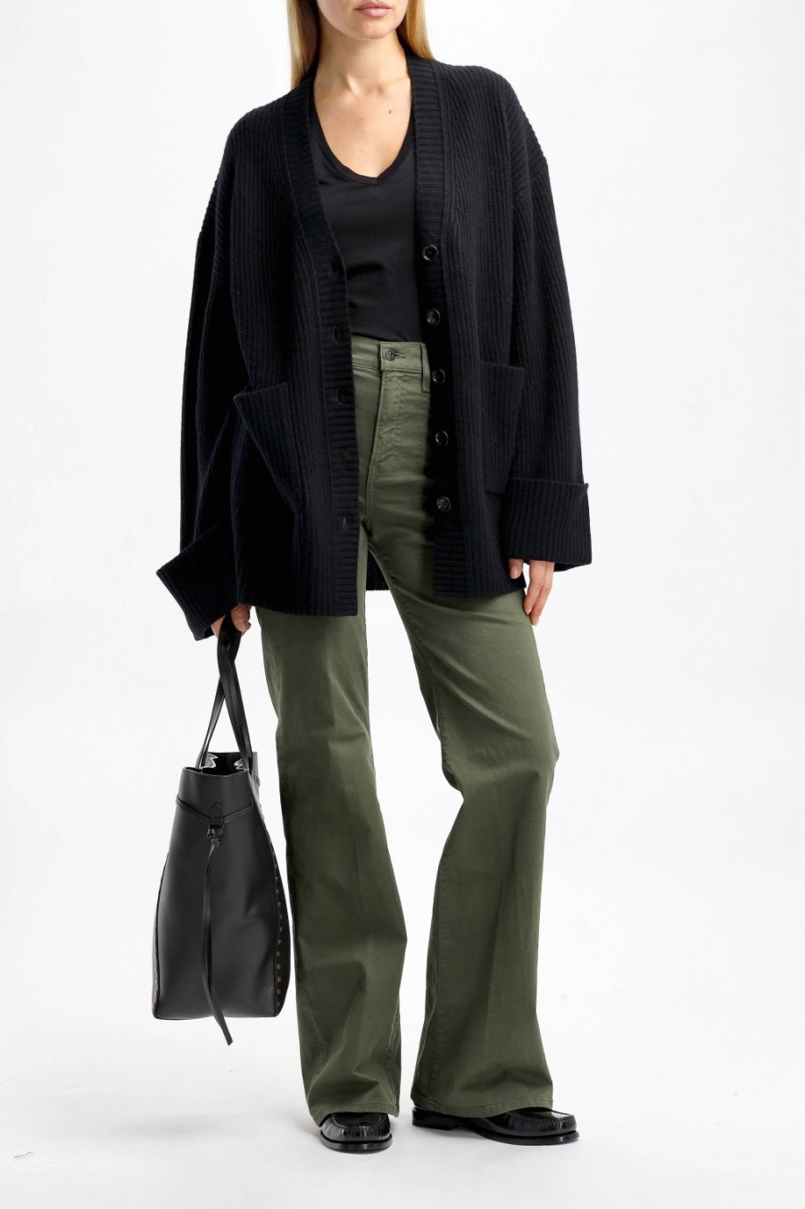 Vetements Allude | Cardigan Midi En Noir