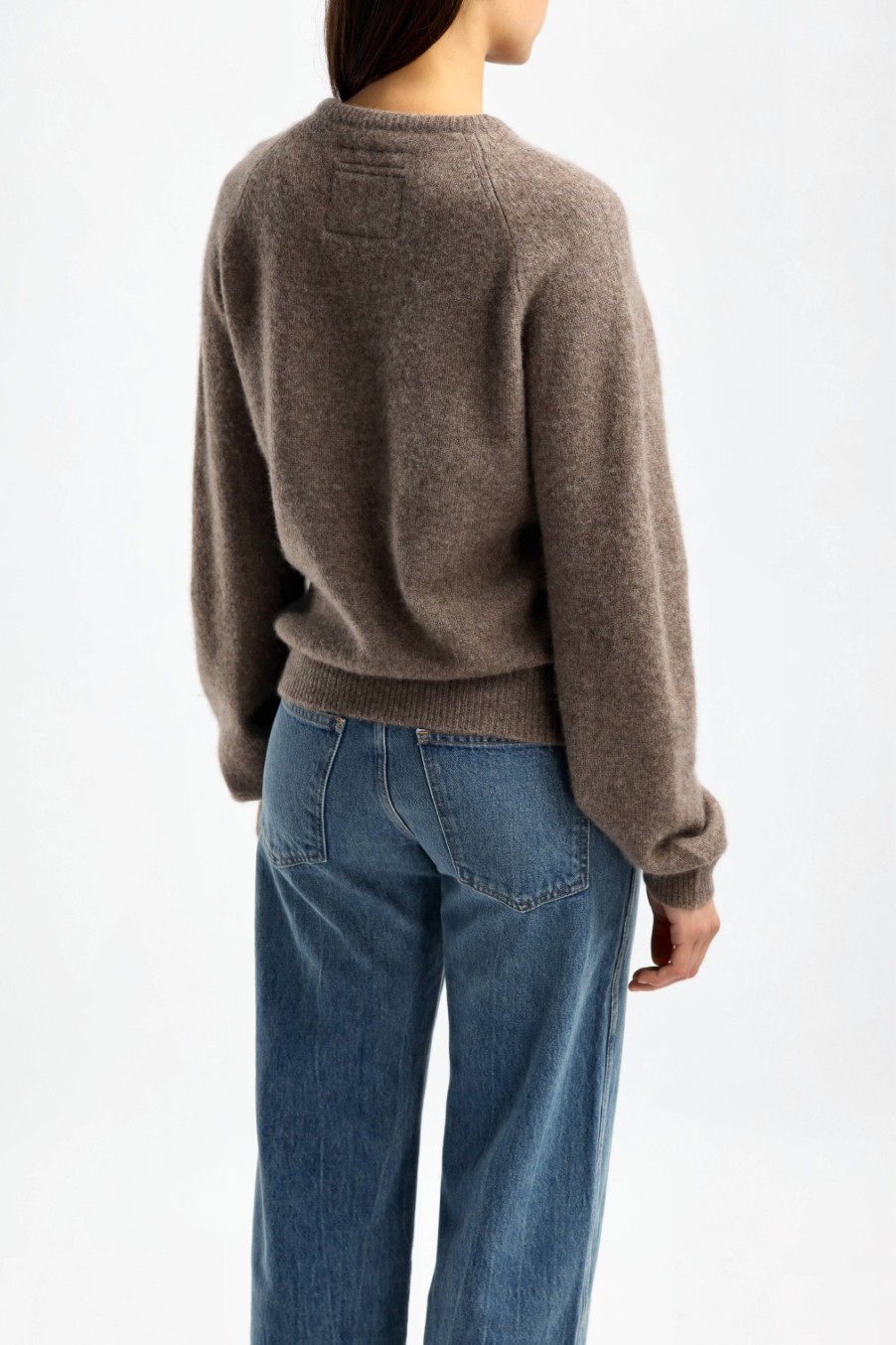 Vetements Frenckenberger | Pullover Mini Round Neck En Marron