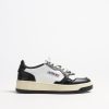 Chaussures Autry | Baskets Bicolor Up En Blanc/Noir