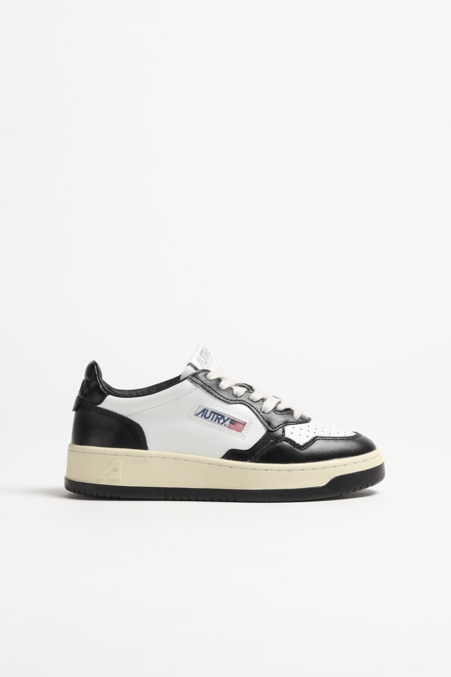 Chaussures Autry | Baskets Bicolor Up En Blanc/Noir