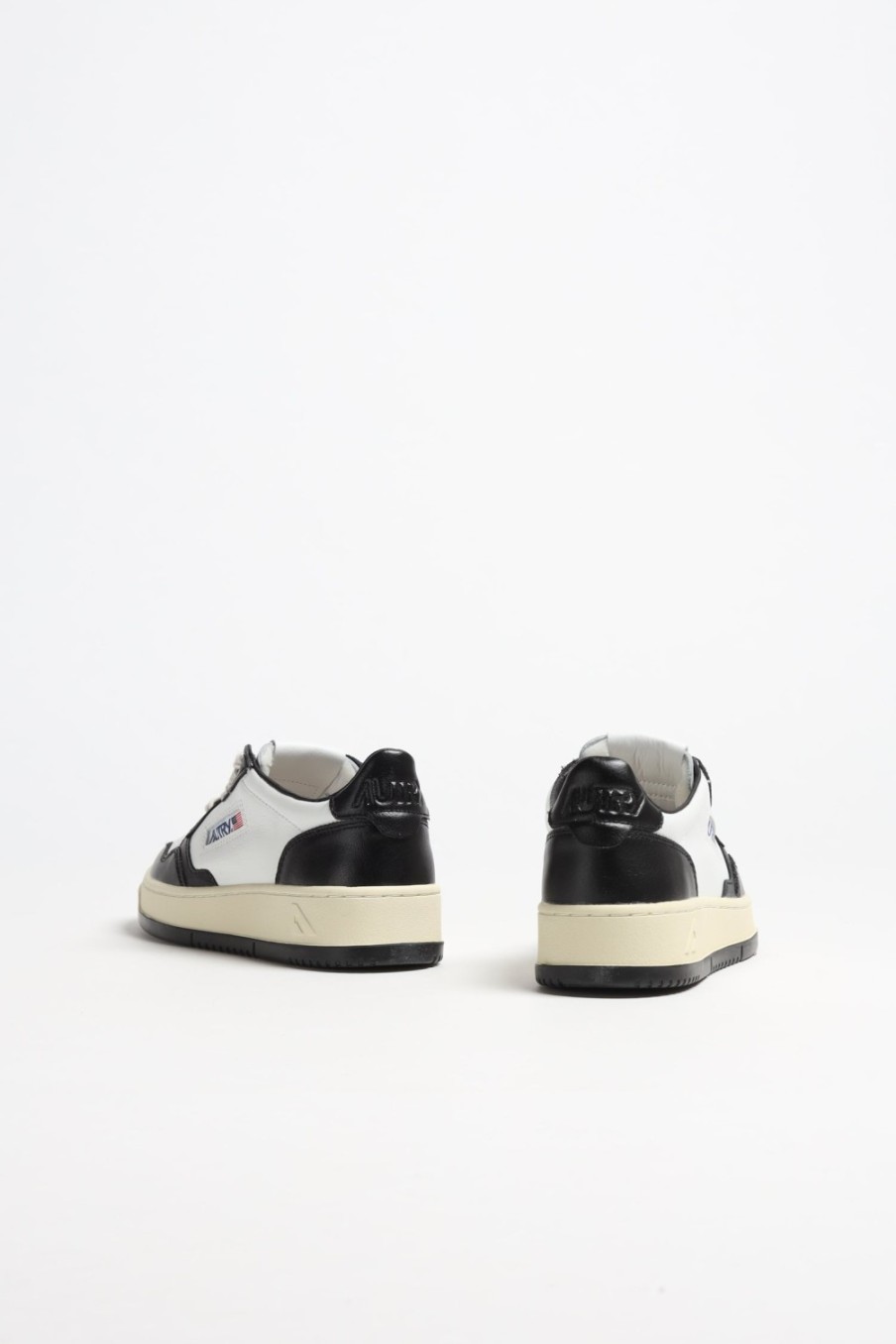 Chaussures Autry | Baskets Bicolor Up En Blanc/Noir