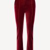 Vetements Chiara Boni | Pantalon Vika Velvet En Garnet