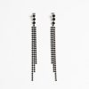 Bijoux Isabel Marant | Boucles D'Oreilles Melting En Noir/Argente
