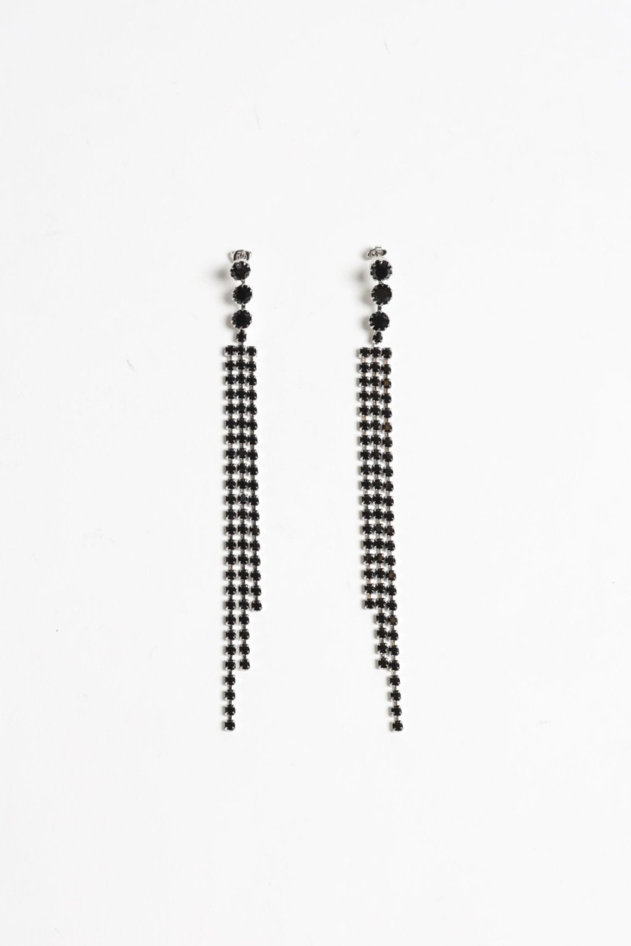 Bijoux Isabel Marant | Boucles D'Oreilles Melting En Noir/Argente