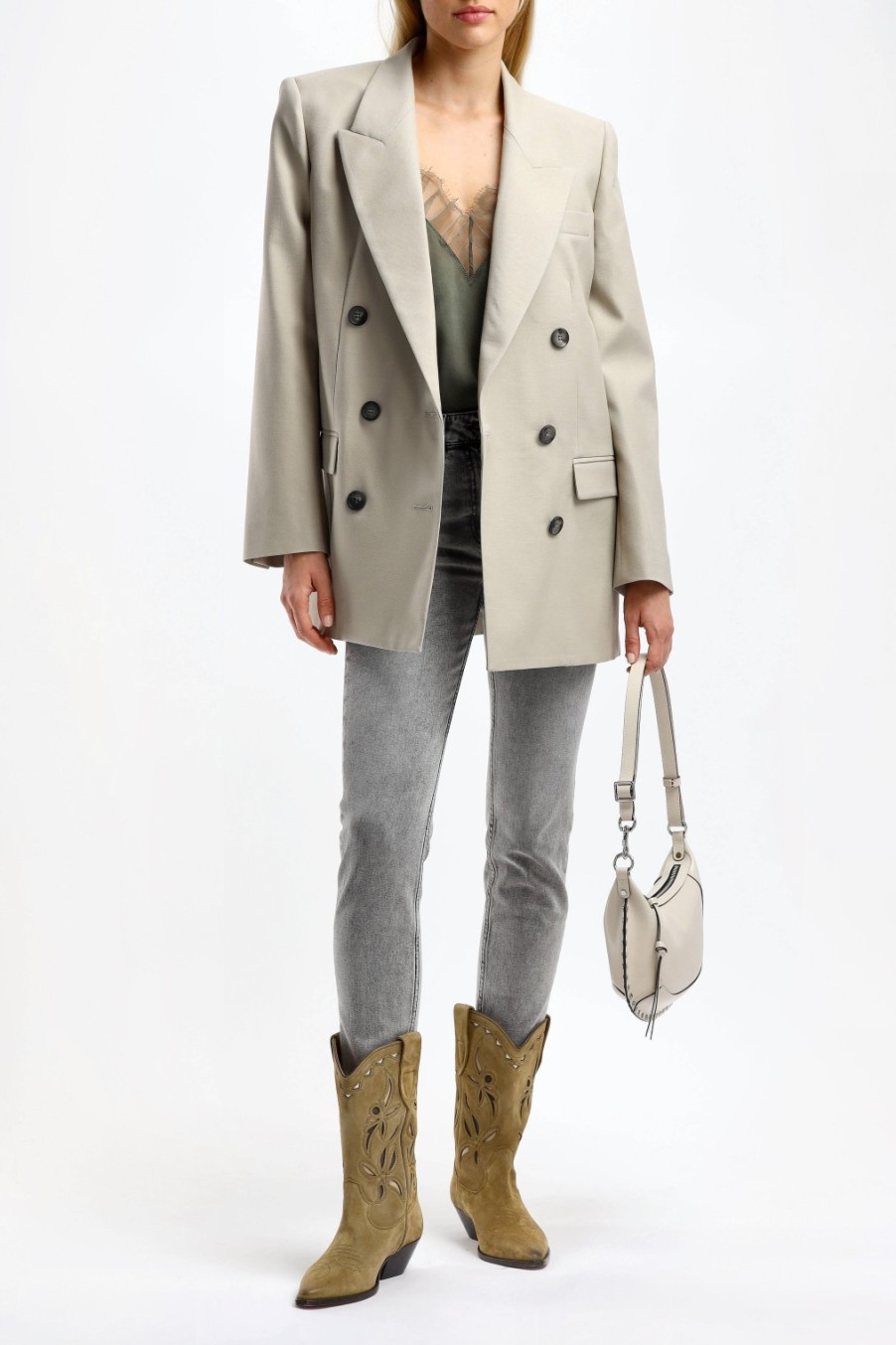 Vetements Isabel Marant | Blazer Nevimea En Paille