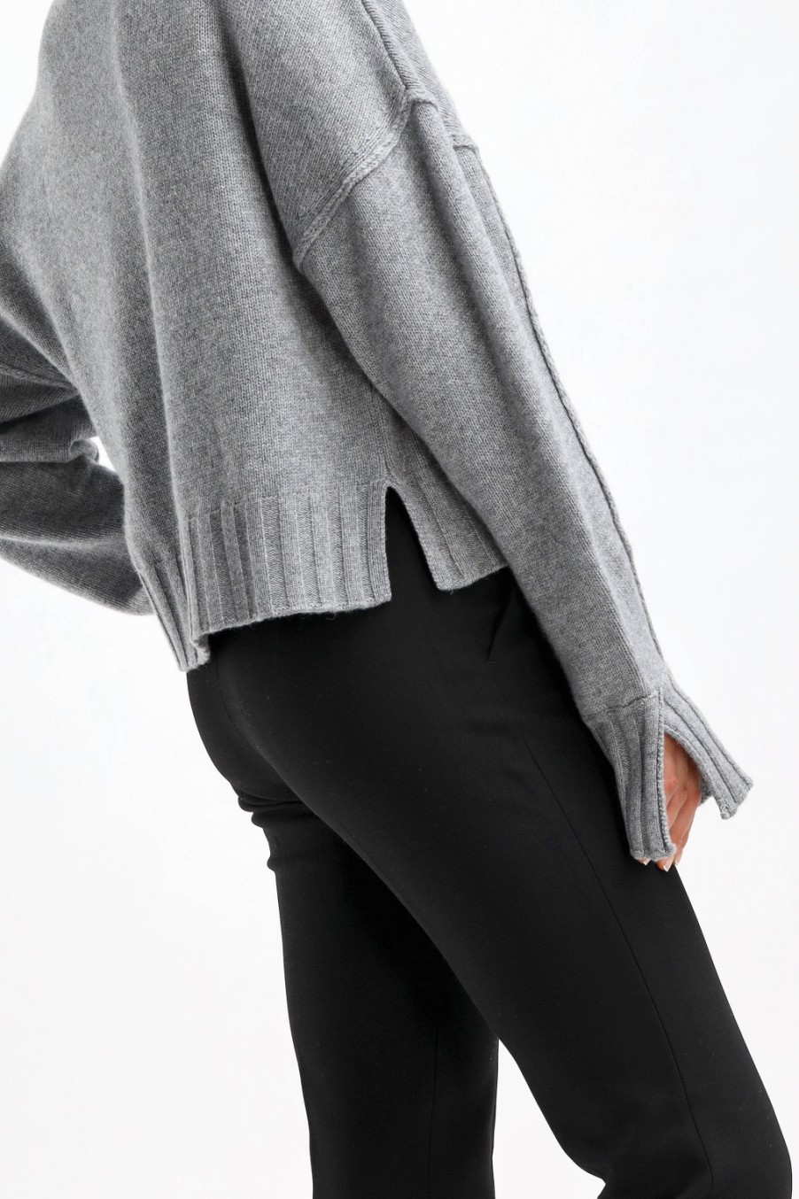 Vetements Van Kukil | Pull Reese En Gris Derby