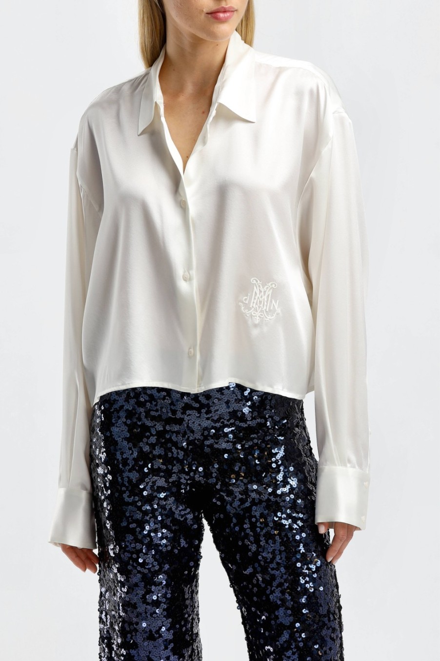 Vetements DMN | Blouse Bebe Chloe En Ecru