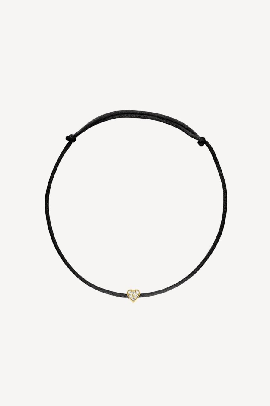 Bijoux Nina Kastens Jewelry | Bracelet Diamond Heart En Noir