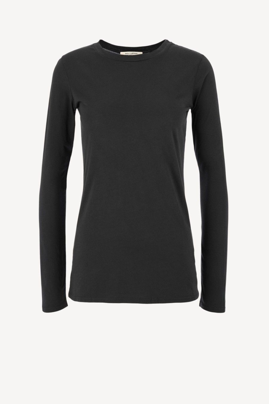 Vetements Nili Lotan | T-Shirt Long En Noir Delave