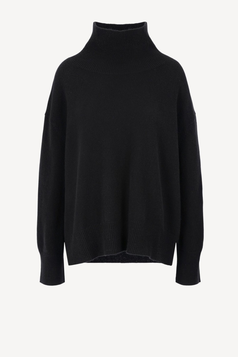 Vetements Van Kukil | Pull Jean En Noir Ebene