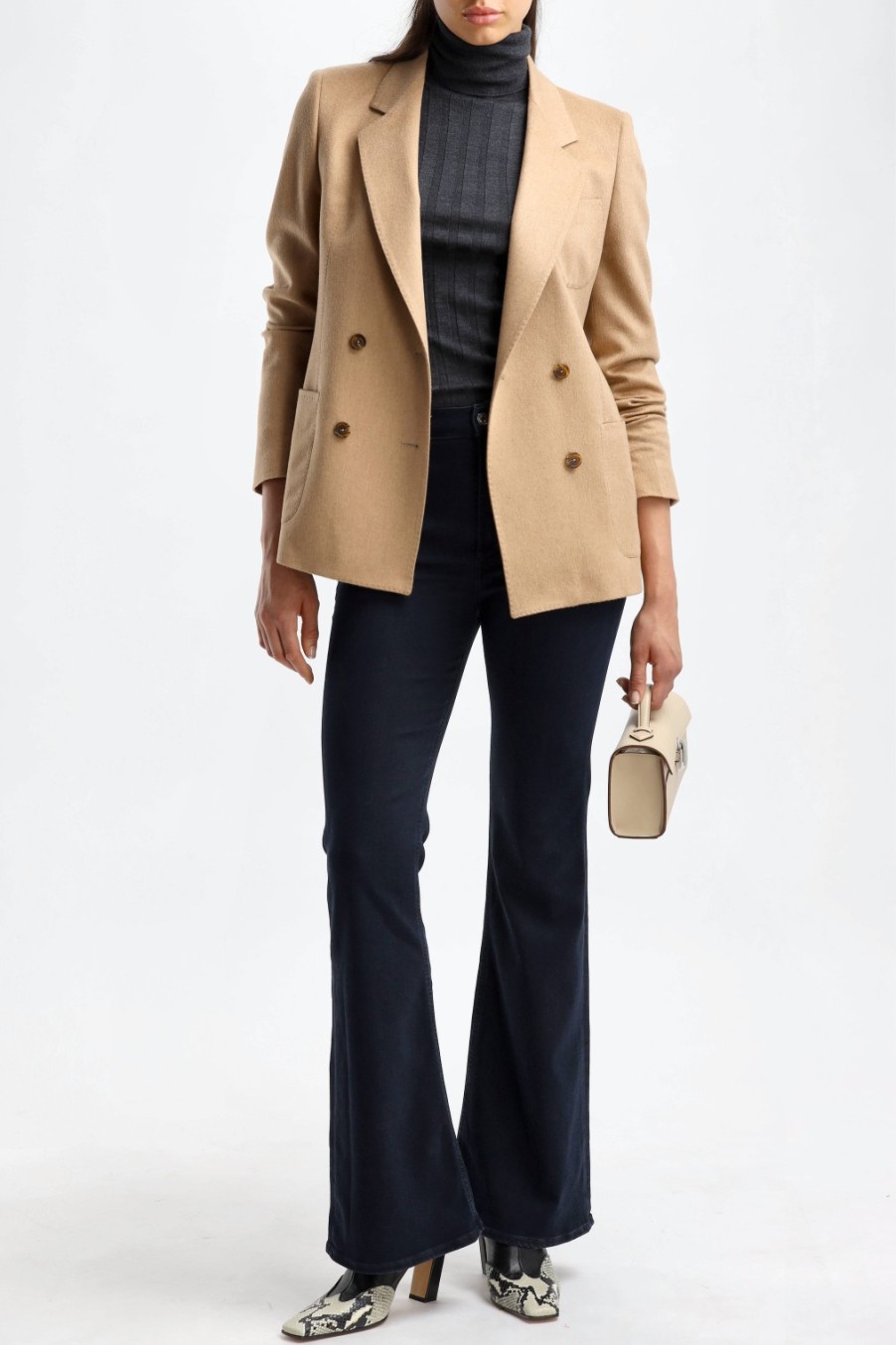 Vetements Tagliatore | Blazer Nayade En Beige