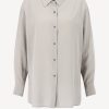 Vetements Nili Lotan | Blouse Julien En Gris Tempete