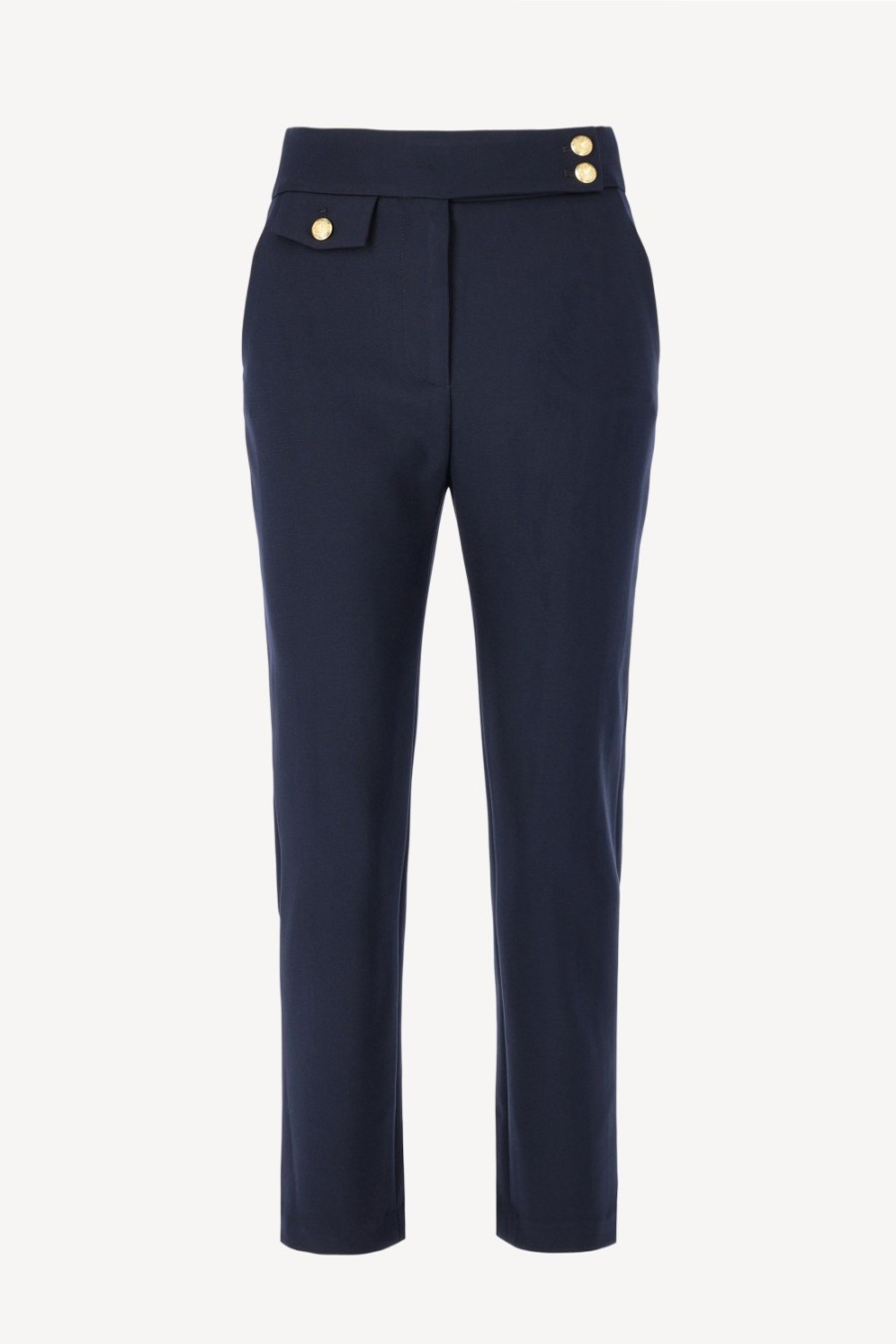 Vetements Veronica Beard | Pantalon Renzo En Bleu Marine