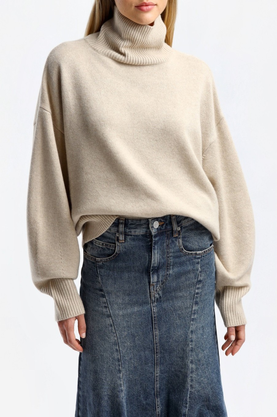 Vetements Isabel Marant | Pull En Cachemire Aspen Beige