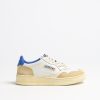 Chaussures Autry | Baskets Super Vintage En Jaune/Blanc/Bleu