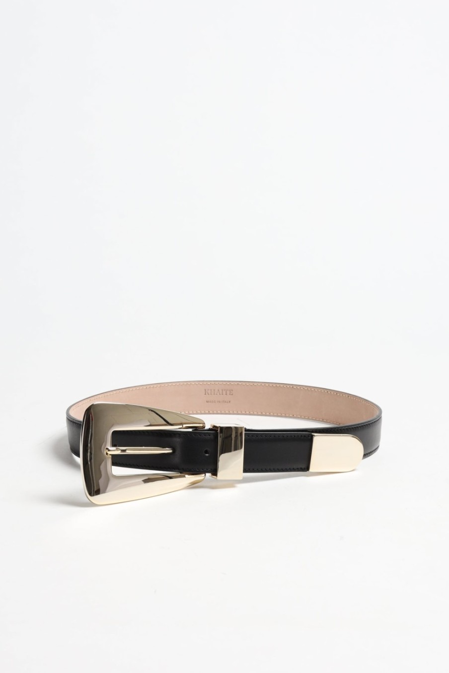 Accessoires Khaite | Ceinture Lucca En Noir/Or