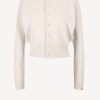 Vetements Extreme Cashmere | Cardigan Blouson N° 257 Dans Chalk